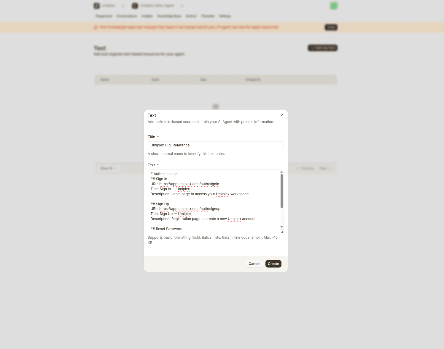 Adding suggested URLs to the training data